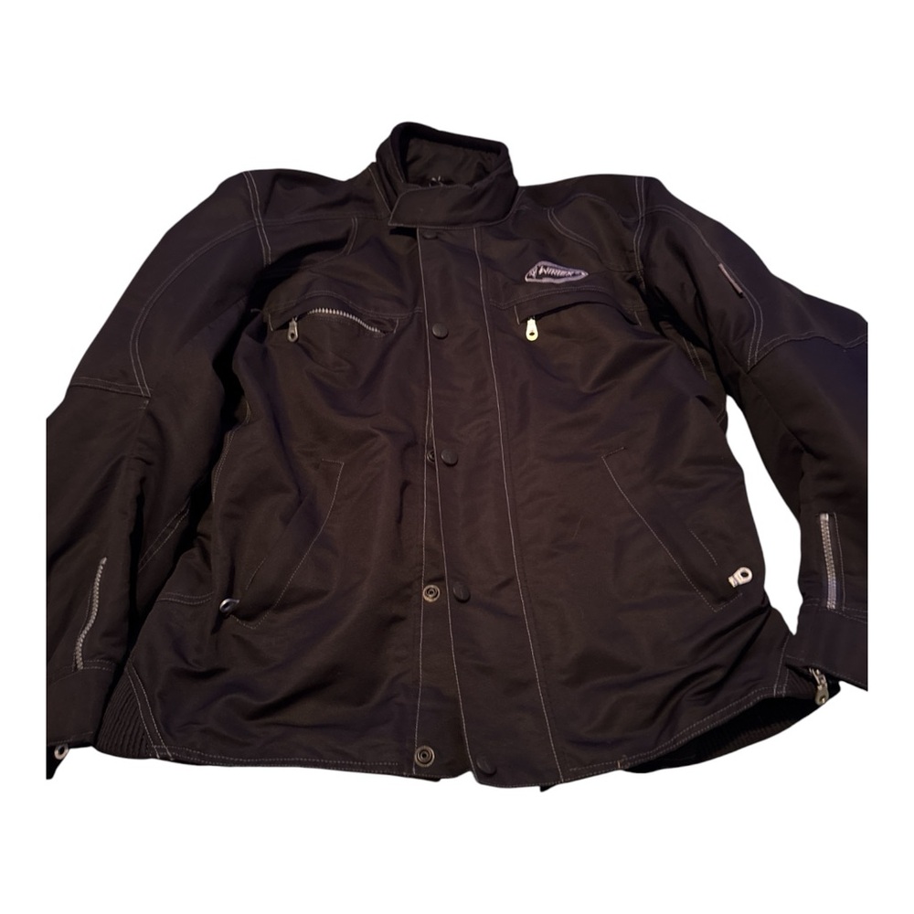 Wintex Men's Black Motorcycle Jacket - AlpineStars Style